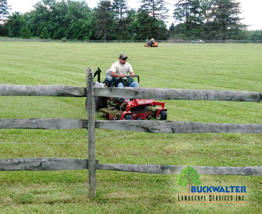 Mowing lawns, landscape services in Berks County PA
